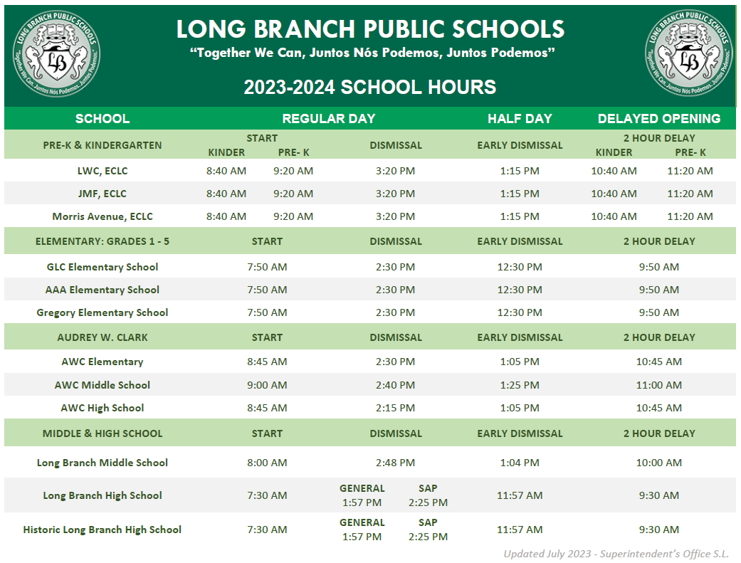 School Hours
